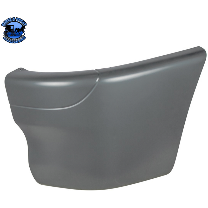 BUMPER END FOR 2001-2016 FREIGHTLINER COLUMBIA (Choose Side) Bumper End Driver's Side Dim Gray