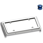 Stainless Single License Plate Holder For 2008-2017 Freightliner Cascadia #29098 License Plate Holder Gray