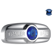 TRAILER BRAKE COVER WITH COLOR CRYSTAL FOR FREIGHTLINER CENTURY (1996-2011), COLUMBIA (2001-2017) (Choose Color) Trailer Brake Cover Blue Dark Gray