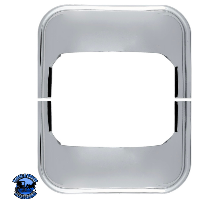 Gray CHROME MIRROR POST COVER FOR 2008-2017 FREIGHTLINER CASCADIA #42373 Mirror Post Cover