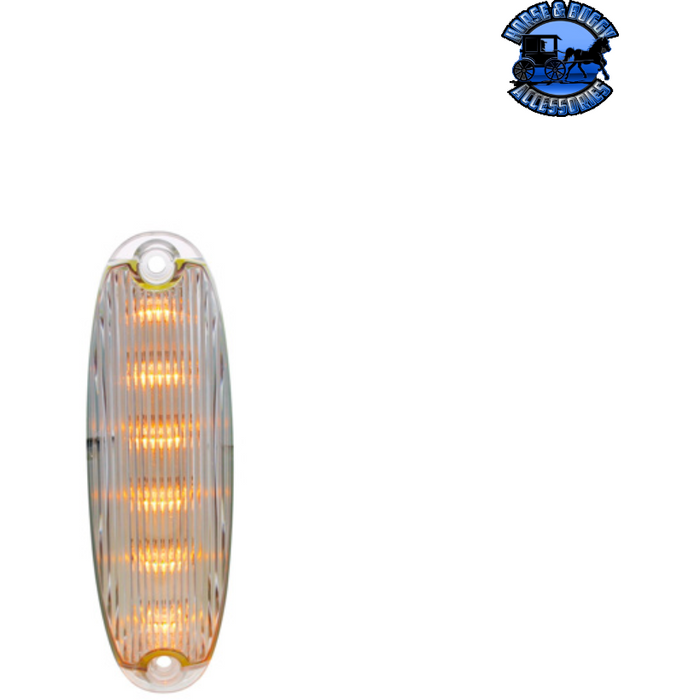 Tan 6 Amber LED Cab Light For 2008-2017 Freightliner Cascadia (Choose Color) LED Cab Light Clear