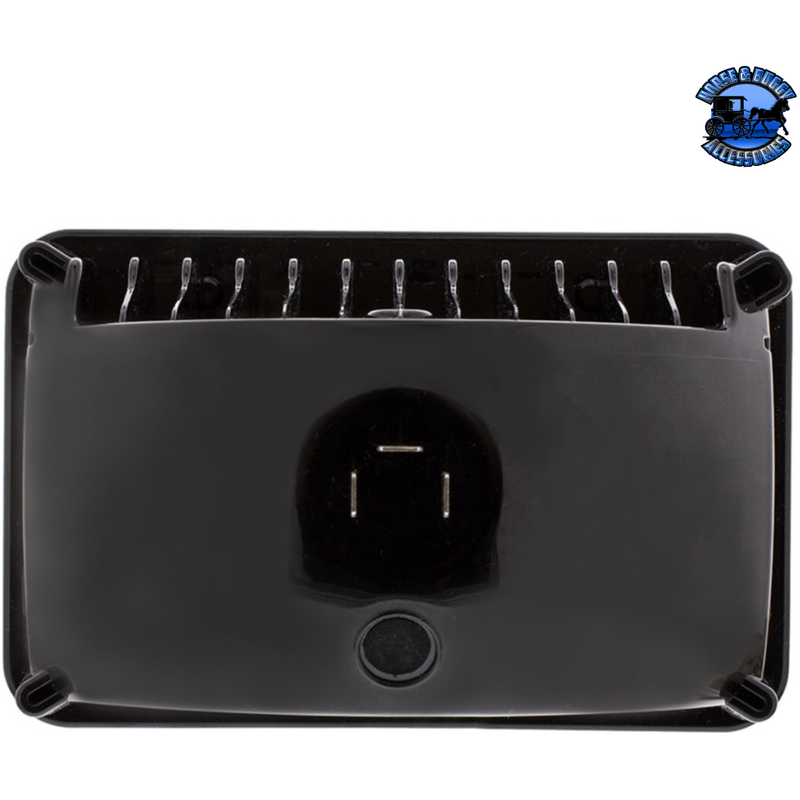 ULTRALIT - HIGH POWER LED 4" X 6" HEADLIGHT WITH POLYCARBONATE LENS & HOUSING (Choose High or Low) High Power LED Low,High Dark Slate Gray