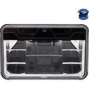 ULTRALIT - HIGH POWER LED 4" X 6" HEADLIGHT WITH POLYCARBONATE LENS & HOUSING (Choose High or Low) High Power LED High Dark Slate Gray