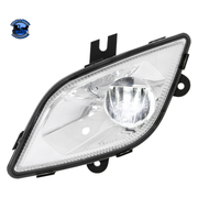 SINGLE LED FOG LIGHT FOR 2018-2024 FREIGHTLINER CASCADIA - COMPETITION SERIES (Choose Color) (Choose Side) Headlight Chrome / Driver's Side Dark Slate Gray