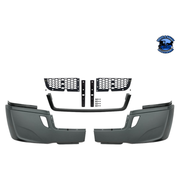 5-Piece Bumper Kit Without Fog Light Opening For 2018-2022 Freightliner Cascadia (Fog Light Optional) Bumper Kit Without Dark Slate Gray