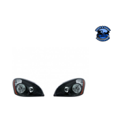 Blackout Headlight Set For 2008-2017 Freightliner Cascadia (Pair) #31207 headlight Dark Slate Gray