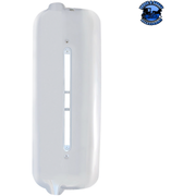 CHROME PLASTIC MIRROR COVER WITH LED CUTOUT FOR 2005 & OLDER FREIGHTLINER CENTURY (Choose Side) Mirror Cover Driver's Side Light Gray