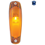 2 LED CAB LIGHT FOR 2018-2024 FREIGHTLINER CASCADIA - AMBER LED/AMBER LENS LED LIGHTING Chocolate