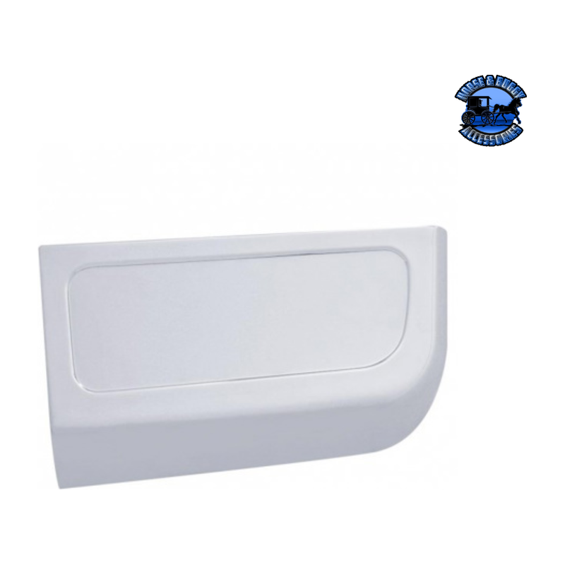 Chrome Plastic Dash Storage Compartment Flip Cover W/Indent For 1998-2002 Freightliner Century #41904 Dash Storage Light Gray