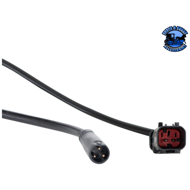 CHROME HOOD MIRROR ASSEMBLY W/ SEQUENTIAL LED TURN SIGNAL FOR 2013-2021 KENWORTH T680 & PETERBILT 579 (Choose Side) Hood Mirror Drivers Side,Passengers Side Dark Slate Gray