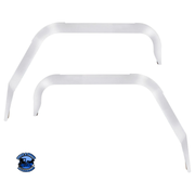 STAINLESS DOOR WINDOW VENT VISOR FOR 2018-2024 FREIGHTLINER CASCADIA (PAIR) #29147 Window Visor Light Gray