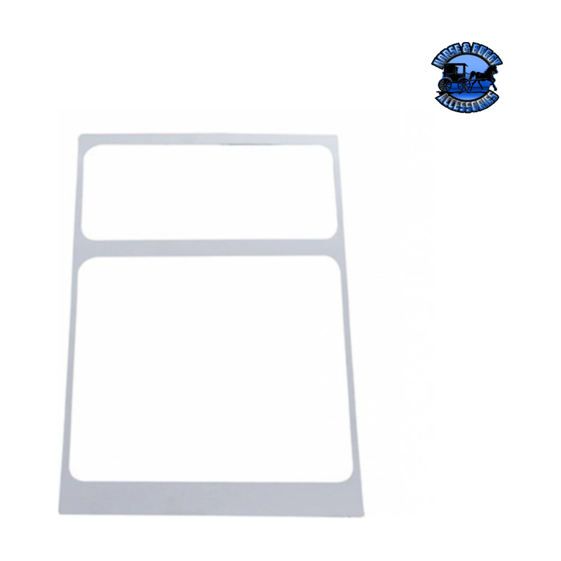 Stainless Steel Lower Center Console Trim For Freightliner #21728 Center Console Trim Light Gray