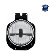 5 LED Headlight With Black Center Bar For 1996-2005 Freightliner Century #31140 LED Headlight Black