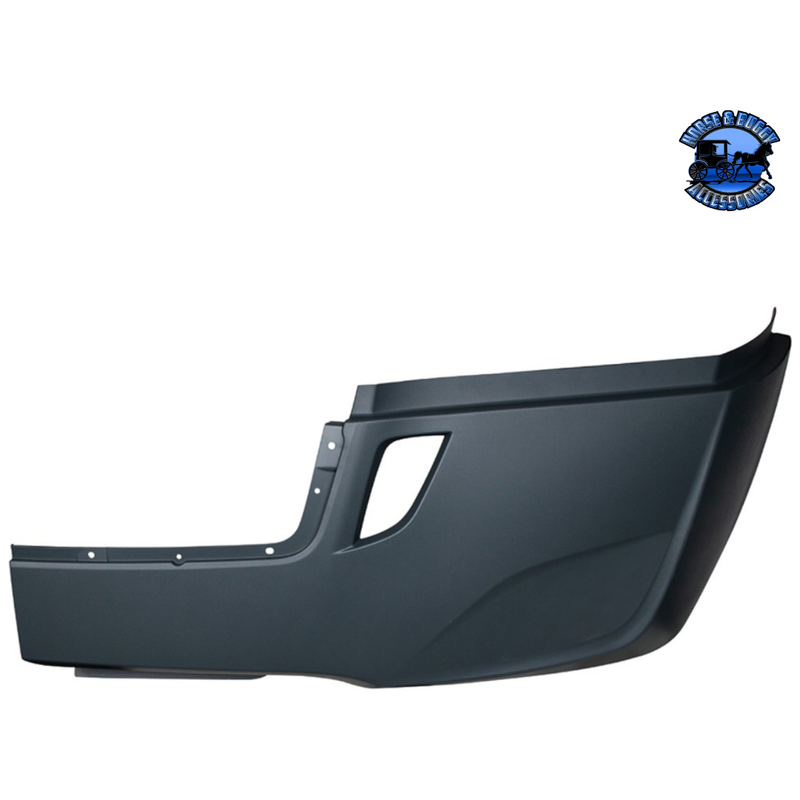 BUMPER COVER W/O FOG LIGHT OPENING & W/O DEFLECTOR HOLES FOR 2018-2024 FL CASCADIA (Choose Side) Bumper Cover Driver's Side Dark Slate Gray