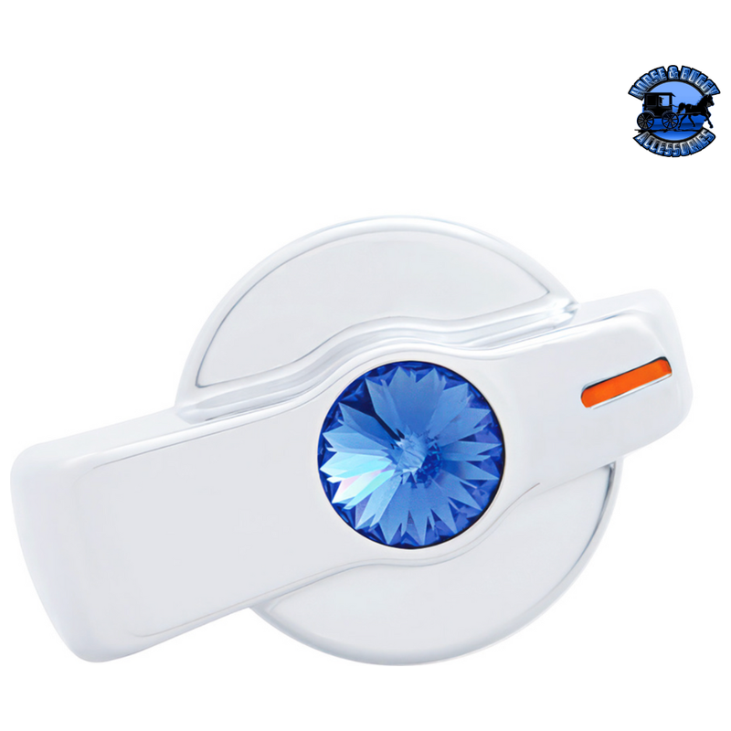 A/C KNOB (NEWER MODEL) WITH COLOR CRYSTAL FOR 2005-2010 FREIGHTLINER (Choose Color) A/C Knob Blue Lavender