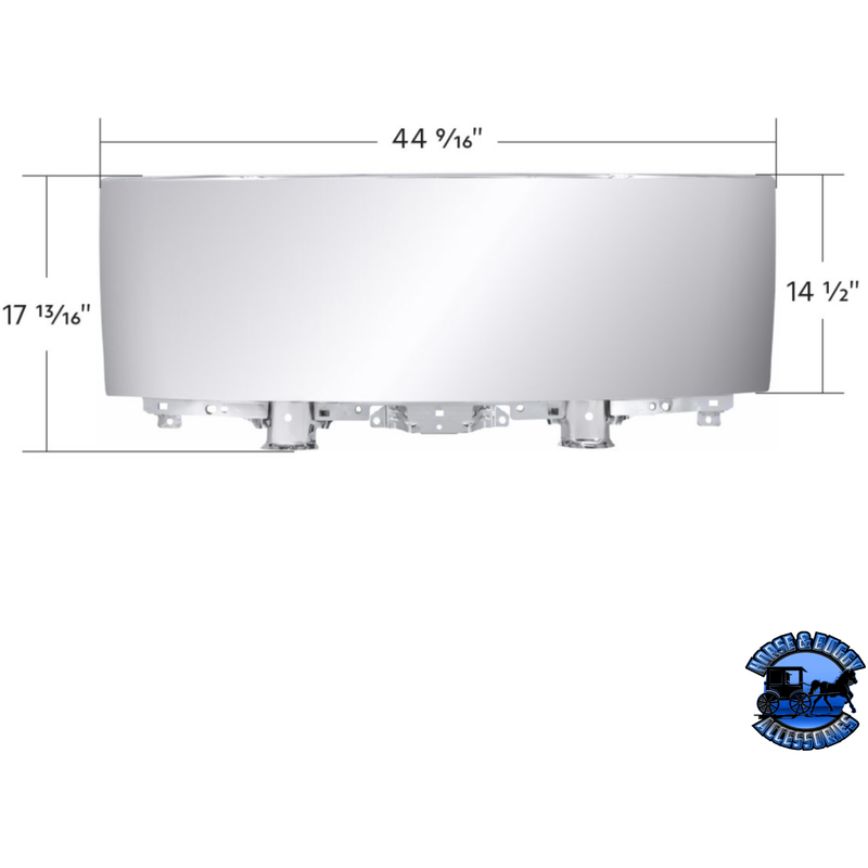 STEEL FRONT PANEL ASSEMBLY FOR 2008-2024 ISUZU NPR (ELF 200/300)-CHROME #21624 body panel Light Gray