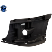 BUMPER END REINFORCEMENT WITH FOG LIGHT HOLE FOR 2008-2017 FREIGHTLINER CASCADIA (Choose Side) Bumper End Driver's Side Black
