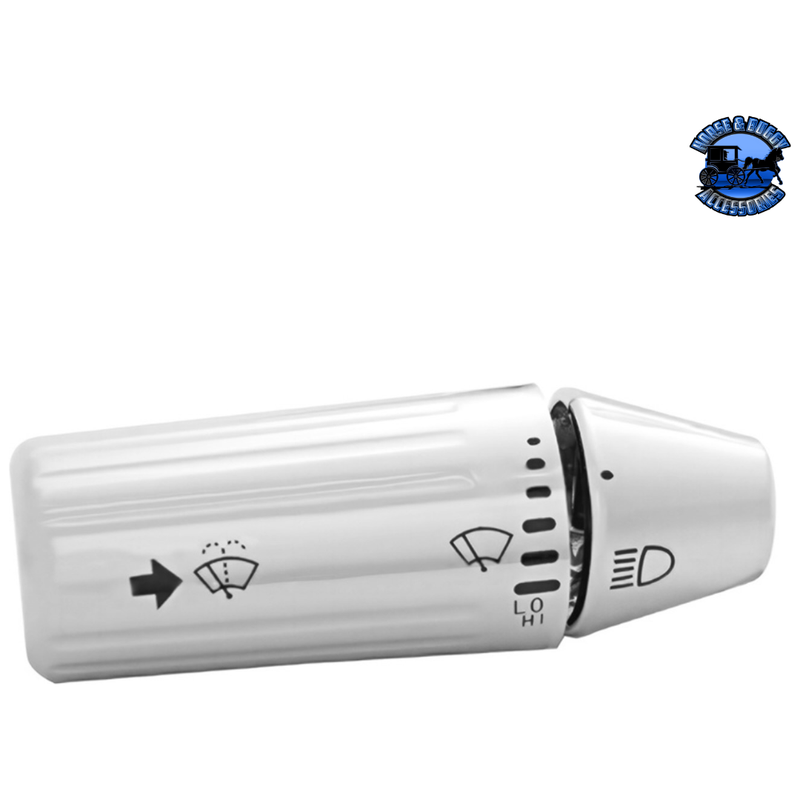 Chrome Plastic Turn Signal Lever Cover For 2008-2017 Freightliner Cascadia #42065 Turn Signal Cover Light Gray