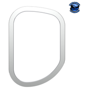 Chrome Exterior View Window Trim For Freightliner #40899 Exterior Window Trim Light Gray