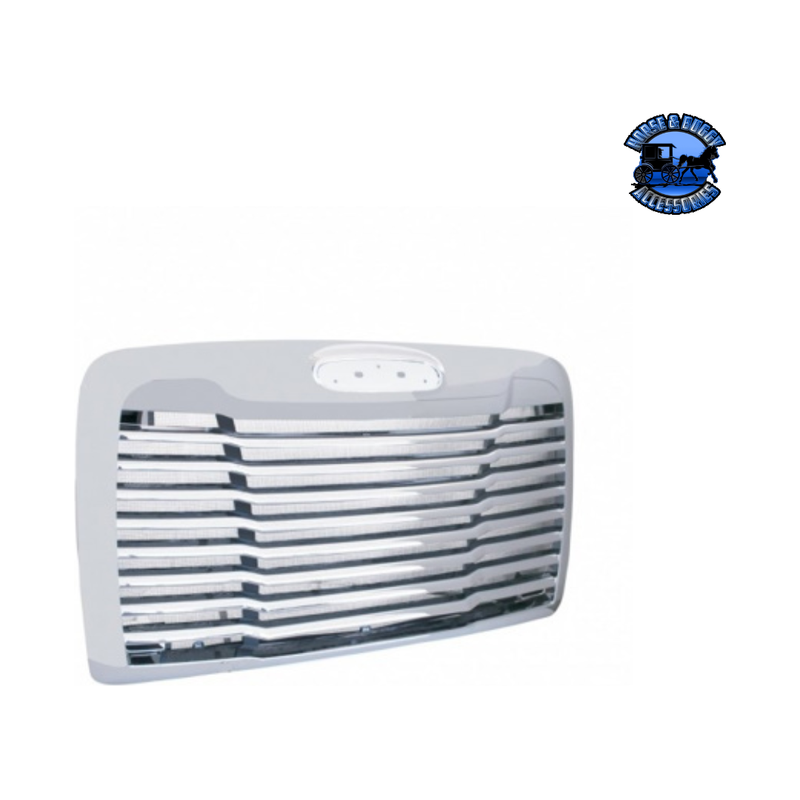 Chrome Grille With Bug Screen For 2005-2010 Freightliner Century #21191 Grille Light Gray