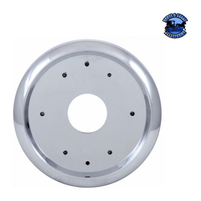 Chrome Front Bumper Light Adapter For Freightliner Columbia (Bulk) #42346B Adapter Gray