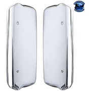 Chrome Mirror Cover Set For Freightliner Century (2005-2010) & Columbia (2005-2020) #42060 Mirror Cover Light Gray