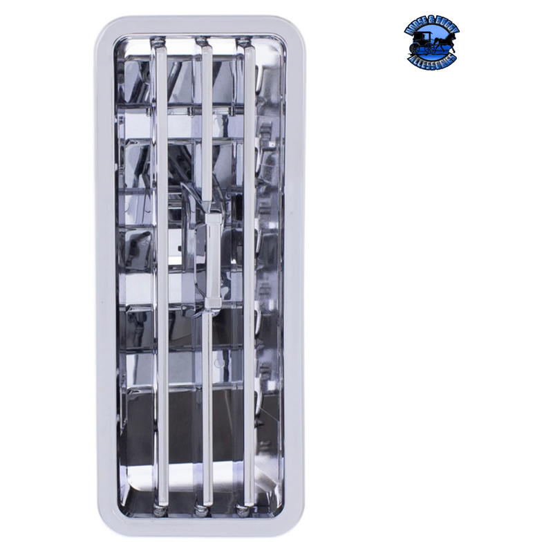 Chrome Plastic A/C Vent For 2018-2022 Freightliner Cascadia A/C Vent Light Gray