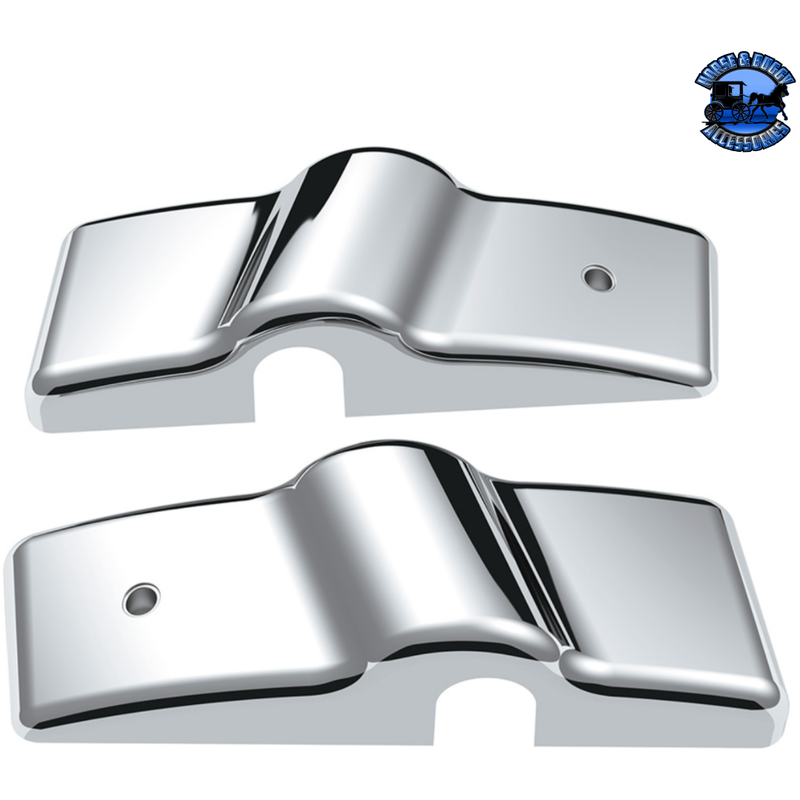 CHROME PLASTIC BOTTOM MIRROR POST COVER FOR 1996-2010 FREIGHTLINER CENTURY (Choose Position) Bottom Mirror Post Cover Driver and Passenger Light Gray