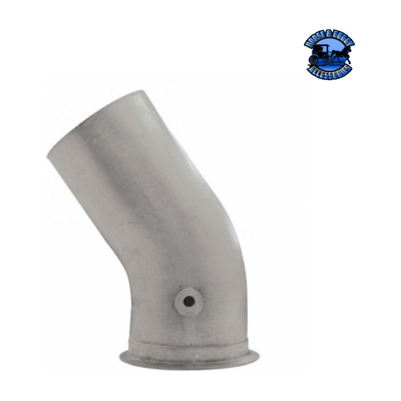 UNITED PACIFIC ALUMINIZED EXHAUST ELBOW FOR FREIGHTLINER CLASSIC 04-16460-009 Part No. 18322 #FLCA-16460-009 EXHAUST Dark Gray