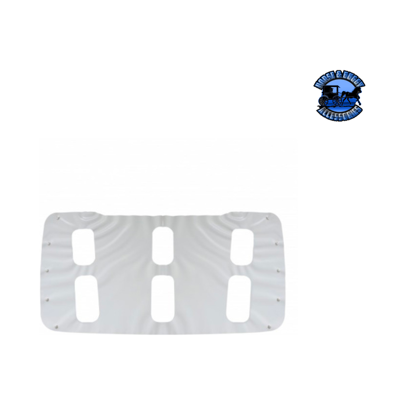 White Vinyl Front Winter Guard For 2008-2017 Freightliner Cascadia #21149 WINTER GUARD Light Gray