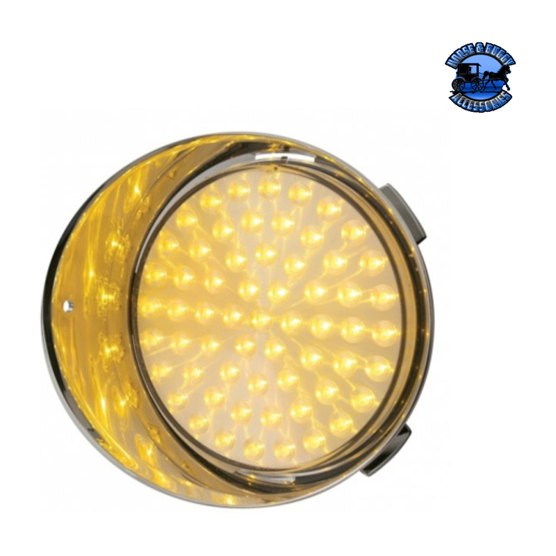 61 LED Freightliner Daytime Running Light (Choose Color) (Choose Side) LED Running Light Clear / Driver's Side,Clear / Passenger's Side,Amber / Driver's Side,Amber / Passenger's Side Tan