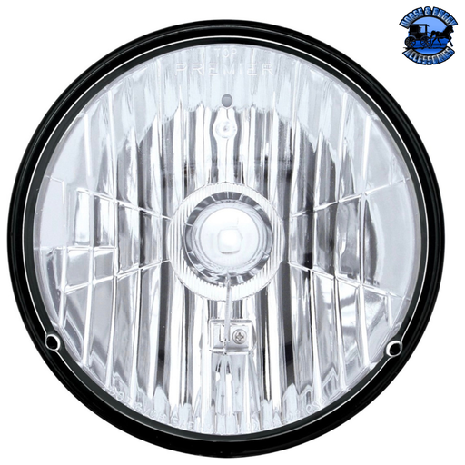 Light Gray ULTRALIT - 7" Crystal Headlight, Glass Lens #31387 Crystal Headlight