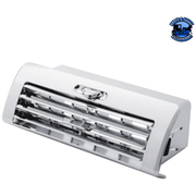 CHROME PLASTIC A/C VENT FOR 2008-2017 FREIGHTLINER CASCADIA (Choose Position) A/C Vent Center Light Gray