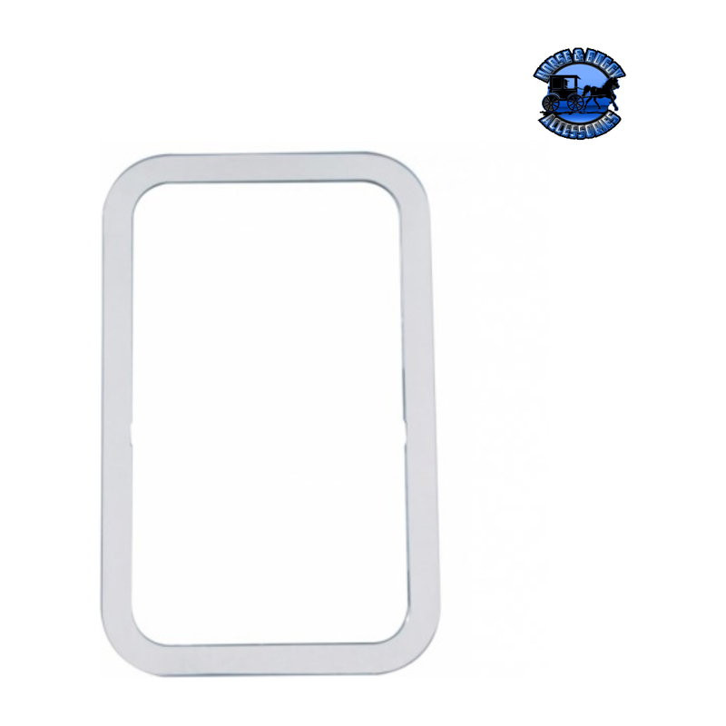 Stainless Steel Lower Sleeper Window Trim For Freightliner #21724 Lower Sleeper Window Trim Light Gray