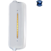 MIRROR COVER WITH 14 LED 12" LIGHT BAR FOR 2005 & OLDER FREIGHTLINER Mirror Cover Clear / Driver's Side Light Gray