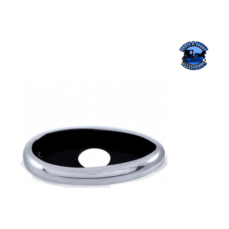 LED Teardrop Signal Light Adapter For 2008-2017 Freightliner Cascadia #42338 Signal Ligt Adapter Dark Gray