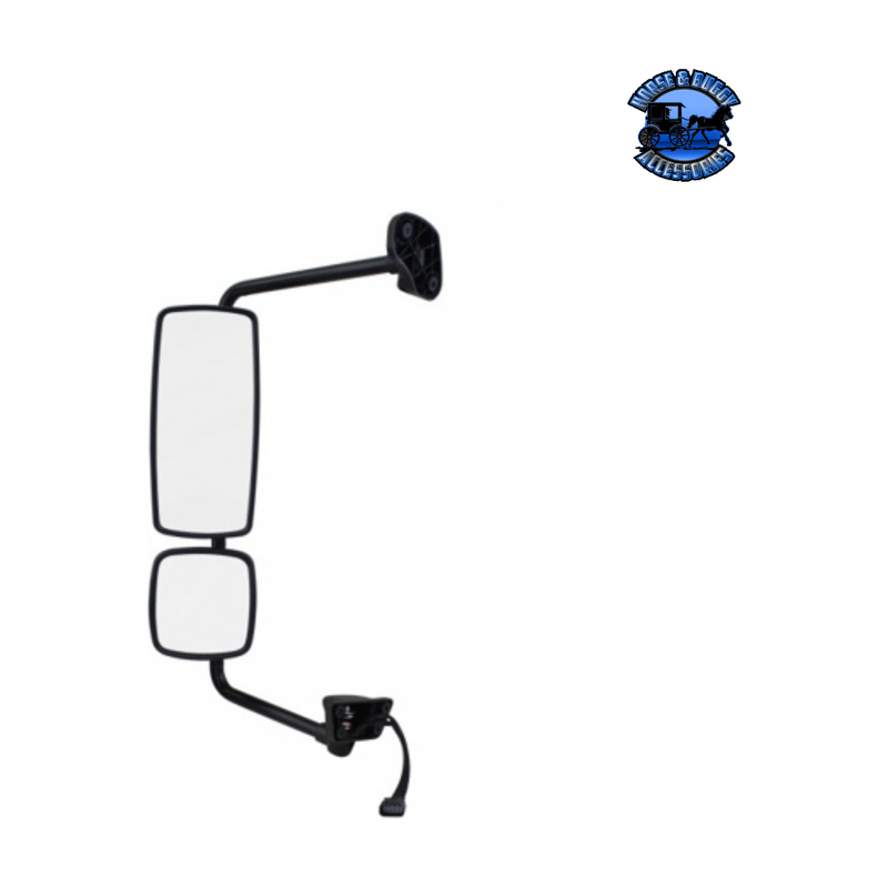 CHROME MIRROR ASSEMBLY WITH POWER ADJUST & HEATED FOR FREIGHTLINER M2 (Choose Side) Mirror Driver's Side Lavender