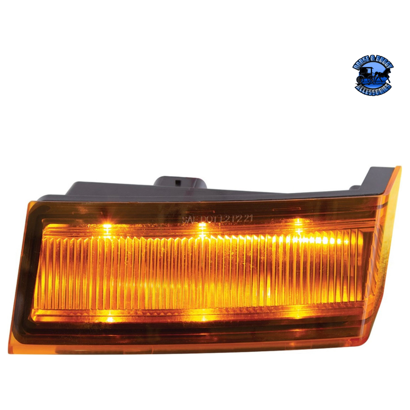 6 LED AMBER TURN SIGNAL LIGHT FOR 2018-2024 FREIGHTLINER CASCADIA - COMPETITION SERIES (Choose Side) TURN SIGNAL Driver's Side Sienna