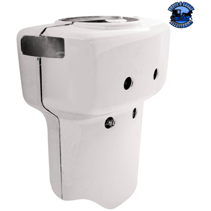 CHROME PLASTIC STEERING COLUMN COVER FOR 2007+ CORONADO, 2007-2017 COLUMBIA, AND 2007-2011 CENTURY #42056 Steering Column Light Gray