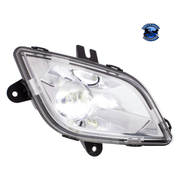 HIGH POWER LED FOG LIGHT FOR 2018-2024 FREIGHTLINER CASCADIA (Choose Color) (Choose Side) Led Light Chrome / Passenger's Side Light Gray