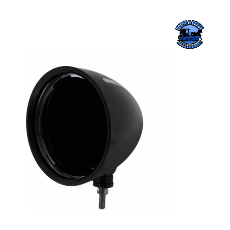 Black "BILLET" Style Groove Headlight Housing #31497 HEADLIGHT Black