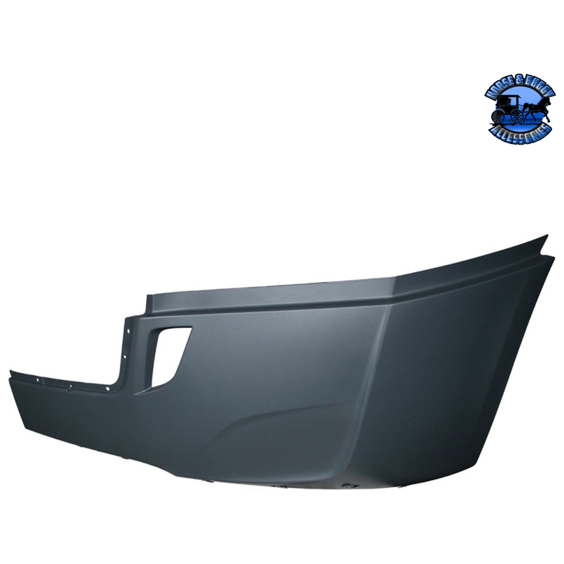 BUMPER COVER WITHOUT FOG LIGHT OPENING & WITH DEFLECTOR HOLES FOR 2018-2024 FL CASCADIA (Choose Side) Bumper Cover Driver's Side,Passenger's Side Dark Slate Gray