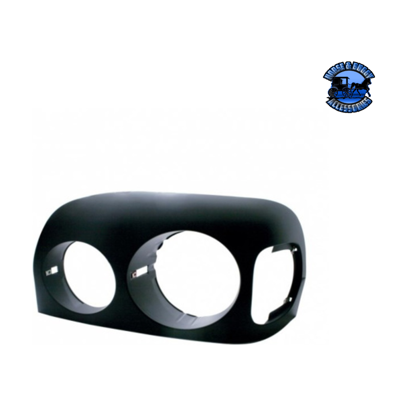 HEADLIGHT BEZEL FOR 1996-2004 FREIGHTLINER CENTURY (Choose Color) (Choose Side) Headlight Bezel Black / Driver's Side Black
