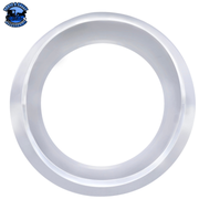 Chrome Small Gauge Bezel With Visor For 2018-2022 Freightliner Cascadia #42423 Gauge Bezel Light Gray