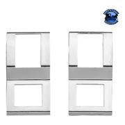 CHROME SWITCH COVER FOR 2018-2024 FREIGHTLINER CASCADIA (2-PACK) #42425 Switch Cover Light Gray