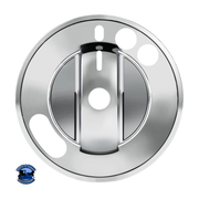 CHROME PLASTIC 2-PIECE HEADLIGHT WITH FOG LIGHT SWITCH COVER FOR 2008-2017 FREIGHTLINER CASCADIA #42071 Switch Cover Gray