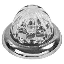 Gray Legendary 1-1/2 Inch Watermelon Light, Stud Mount - Purple LED / Clear Glass Lens 11002CP-2 watermelon sealed led