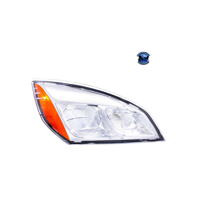 CHROME LED HEADLIGHT FOR 2018-2023 FREIGHTLINER CASCADIA - PAIR (Choose Color) (Choose Side) HEADLIGHT Chrome / Driver's Side,Chrome / Passenger's Side,Black / Driver's Side,Black / Passenger's Side Lavender