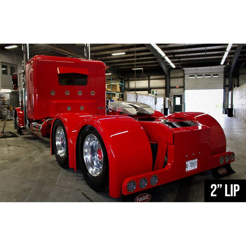 SP-172407  Single Axle Fiberglass Fender W 2" Lip 36" Height (Sold by each)