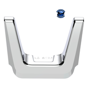 CHROME PLASTIC FUEL TANK FAIRING TRIM FOR 2018-2024 FREIGHTLINER CASCADIA #42424 FREIGHTLINER CASCADIA Light Gray